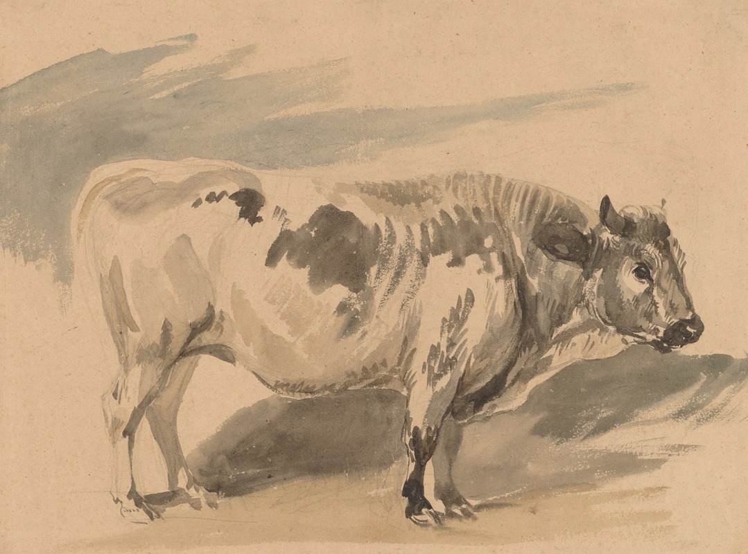 Piotr Michałowski - Study of ‘Simentaler’ breed bull