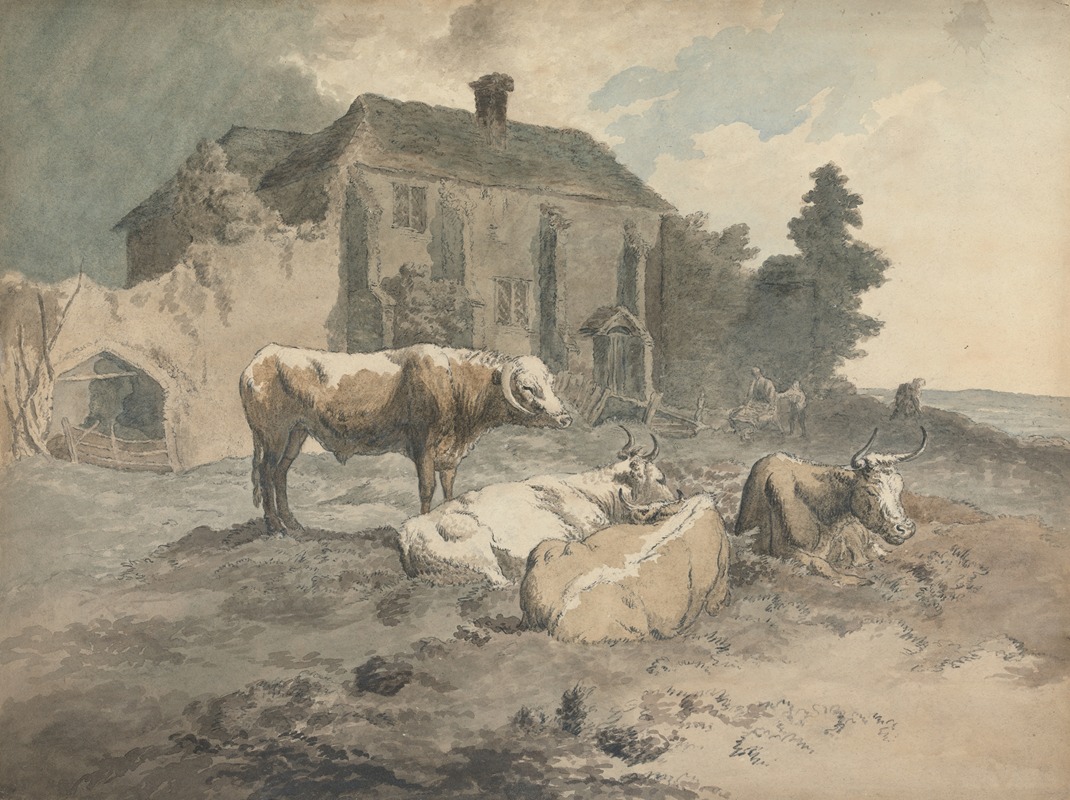 Robert Hills - Long-Horned Cattle
