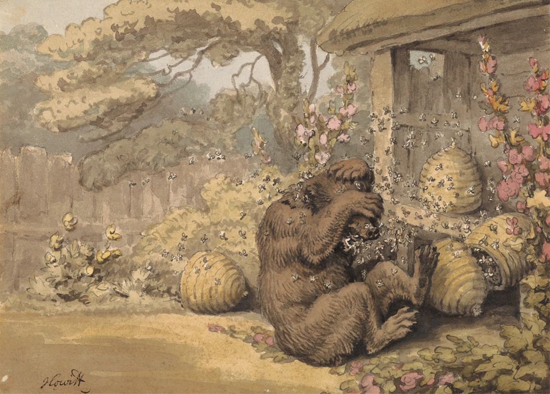 Samuel Howitt - The Bear and the Bee-Hives