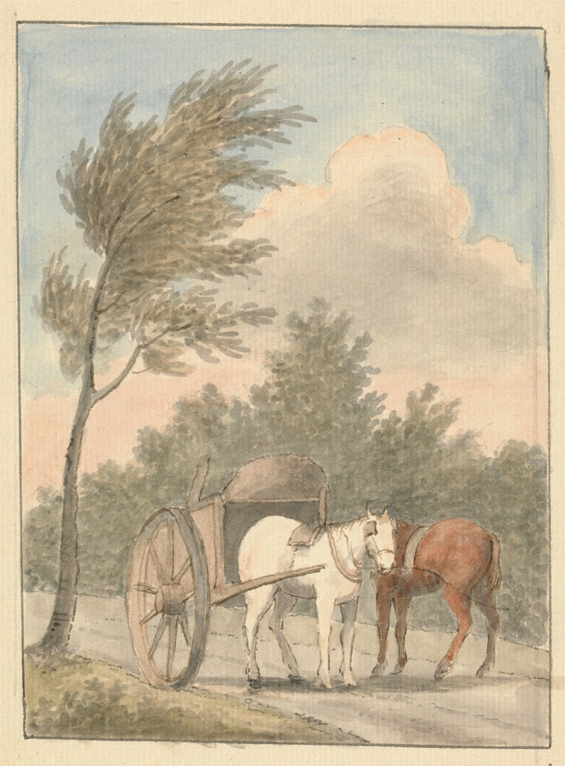 Edward Francis Burney - Horse Cart