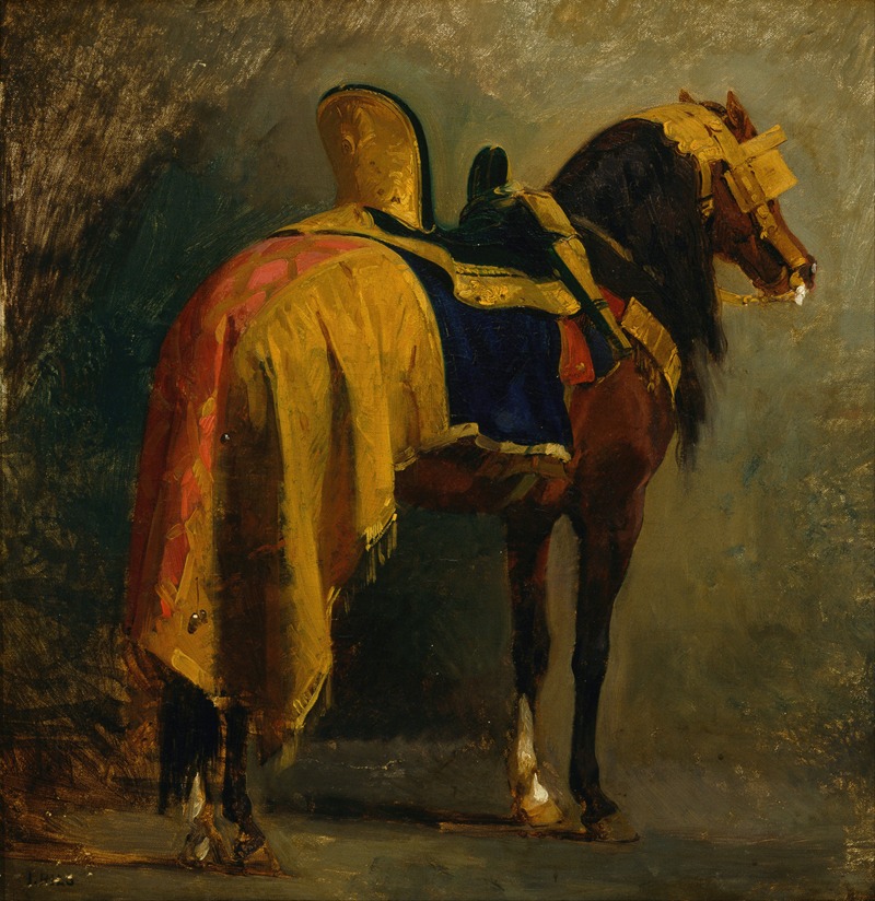 Isidore Pils - Horse caparisoned
