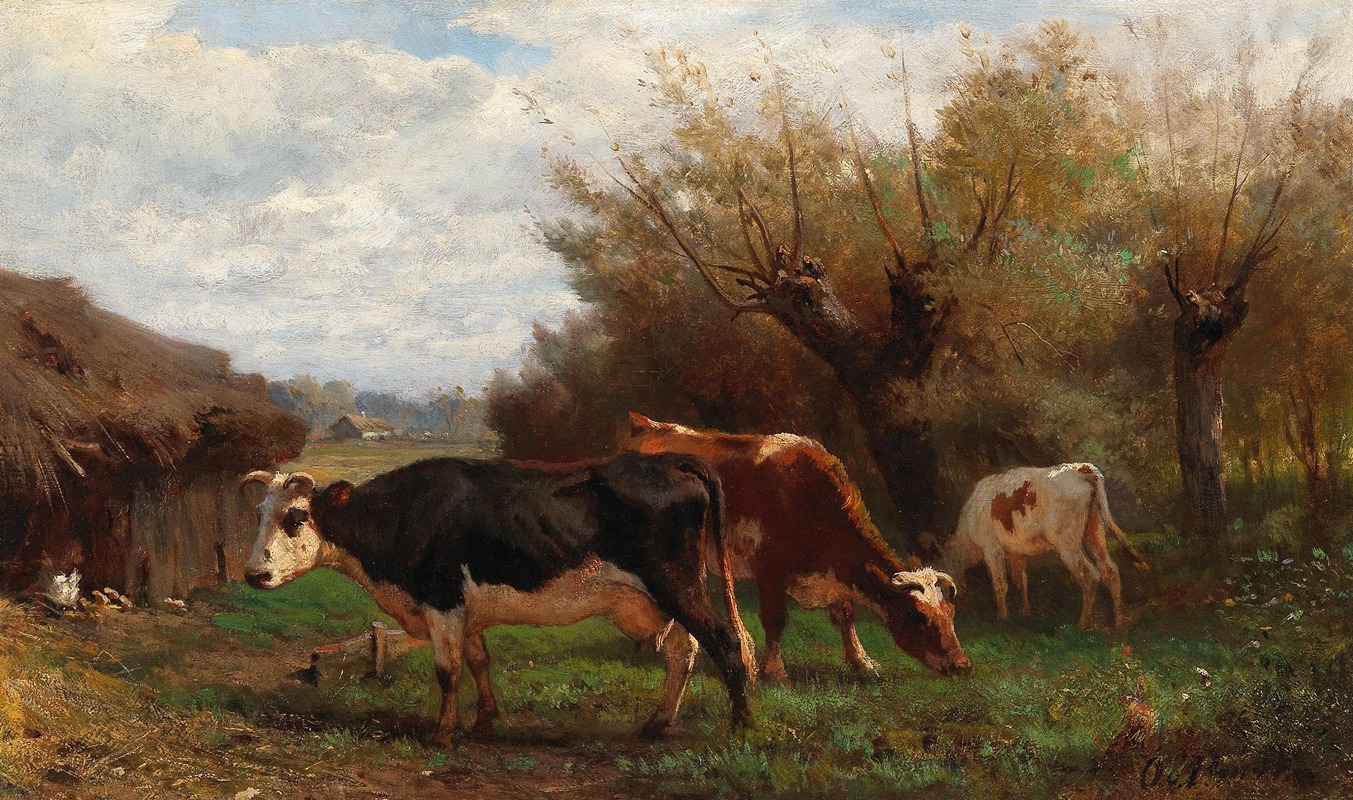 Otto von Thoren - Cows Grazing
