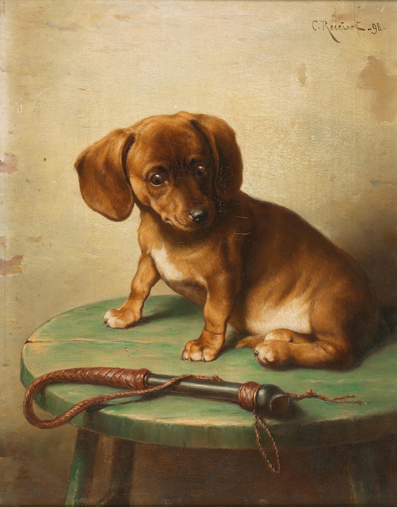 Carl Reichert - A Dachshund Puppy