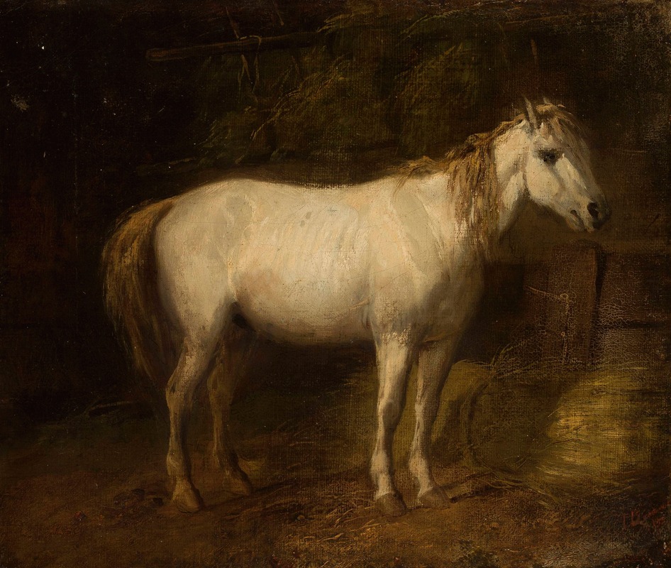 Józef Brodowski - Horse in the stables