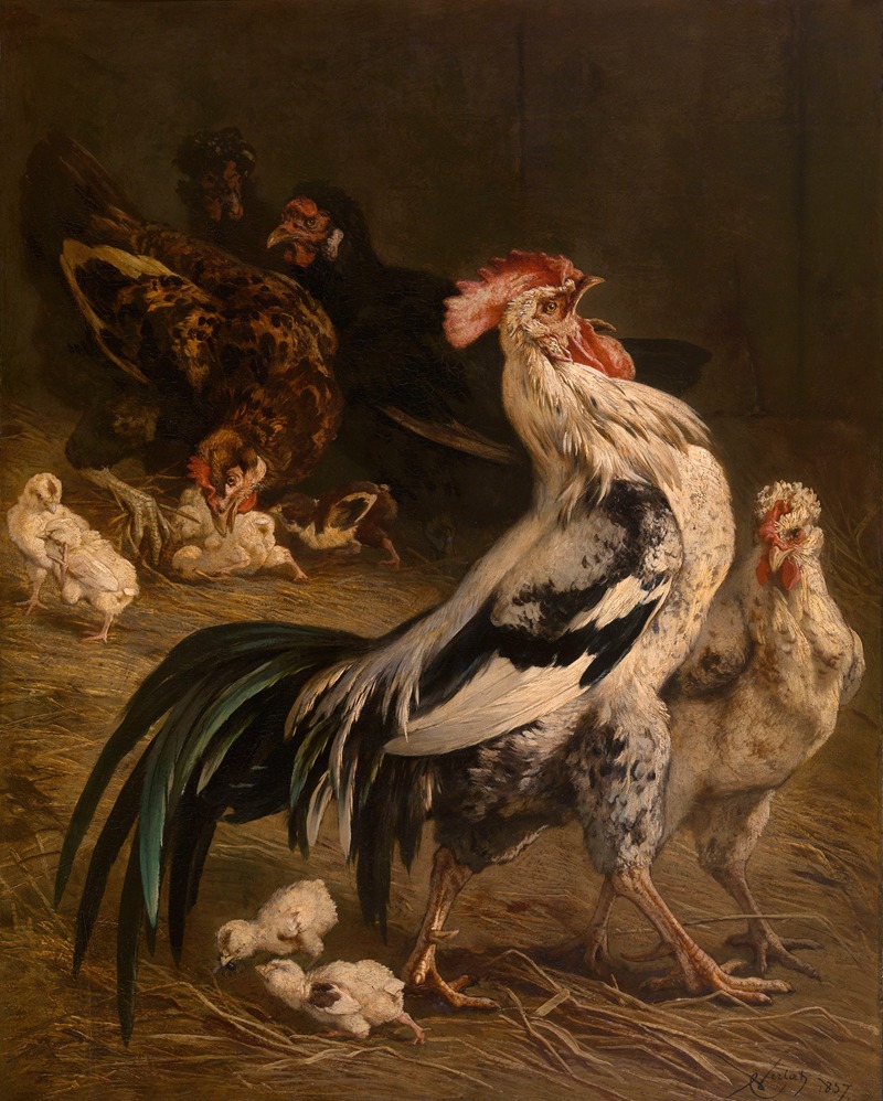 Charles Verlat - The King of the Poultry Yard