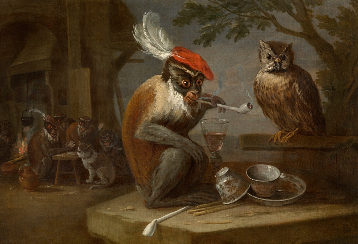 David Teniers The Younger - Singerie