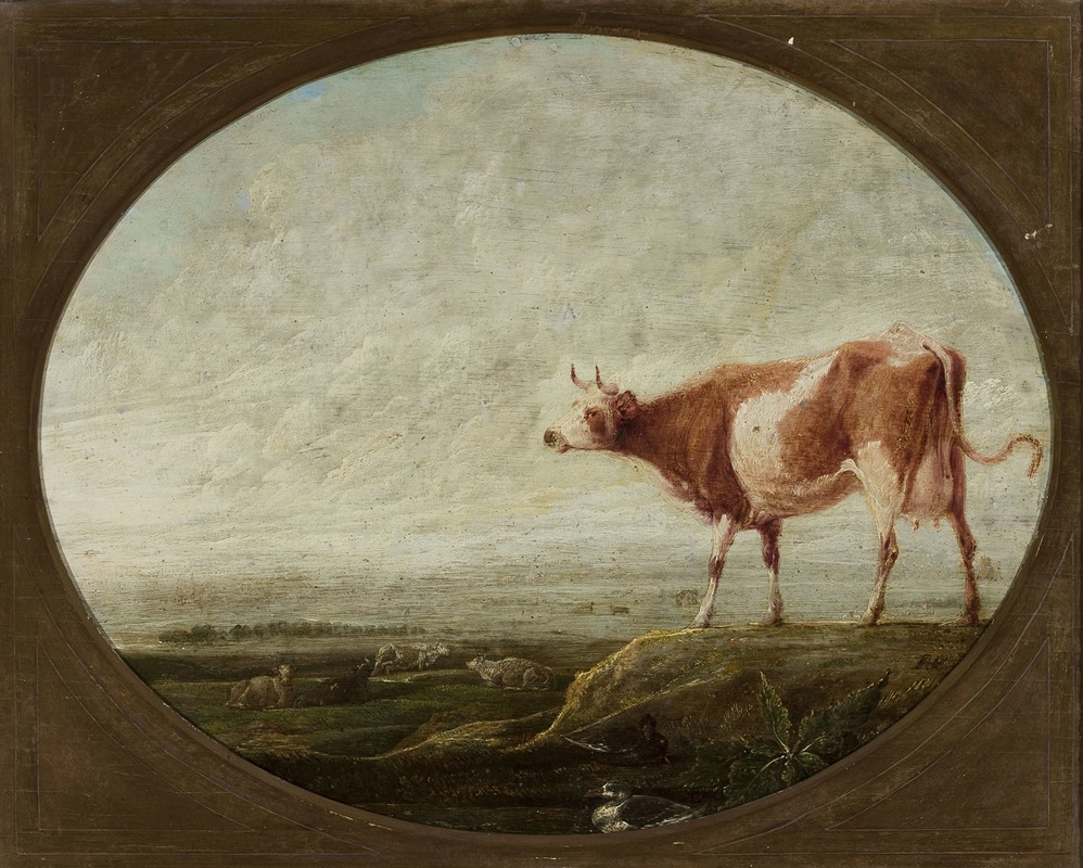 François Ryckhals - Cow in the pasture