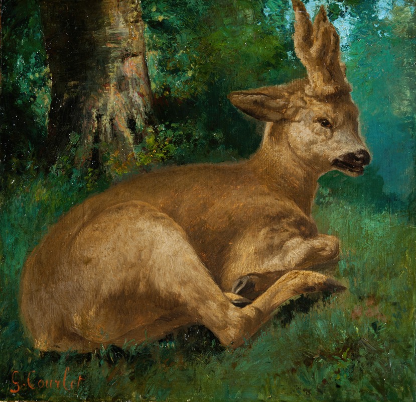 Gustave Courbet - Roebuck