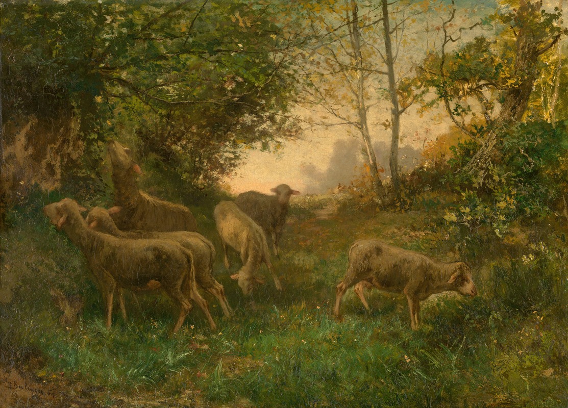 Hippolyte Boulenger - Sheep on the Fringe of the Wood