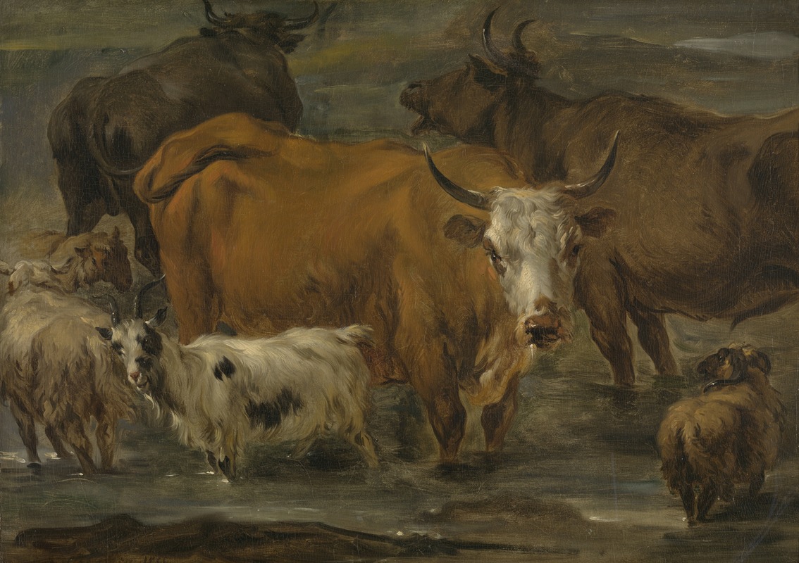 Nicolaes Pietersz. Berchem - Animal Study