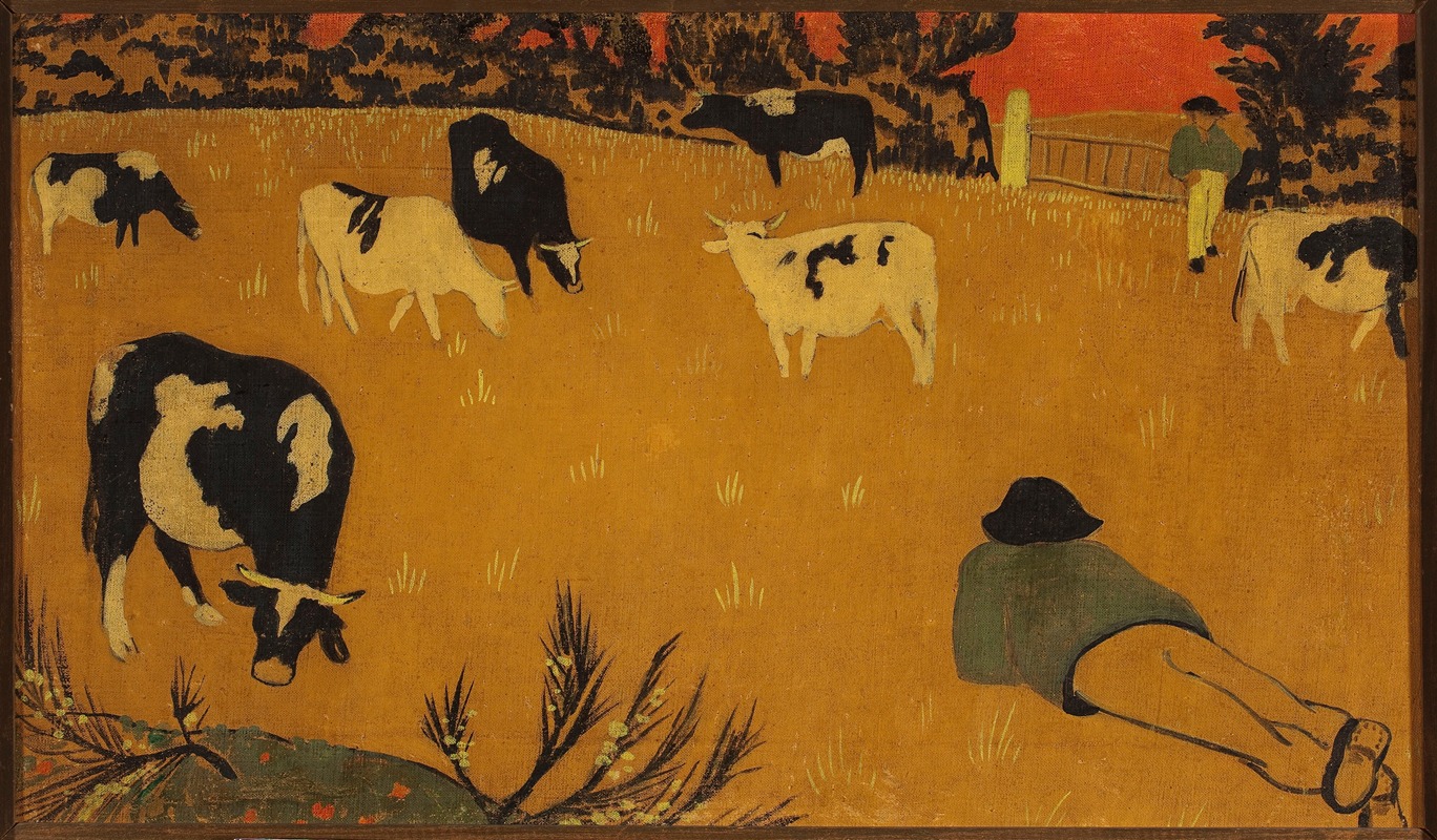 Paul Sérusier - Breton panel with cows