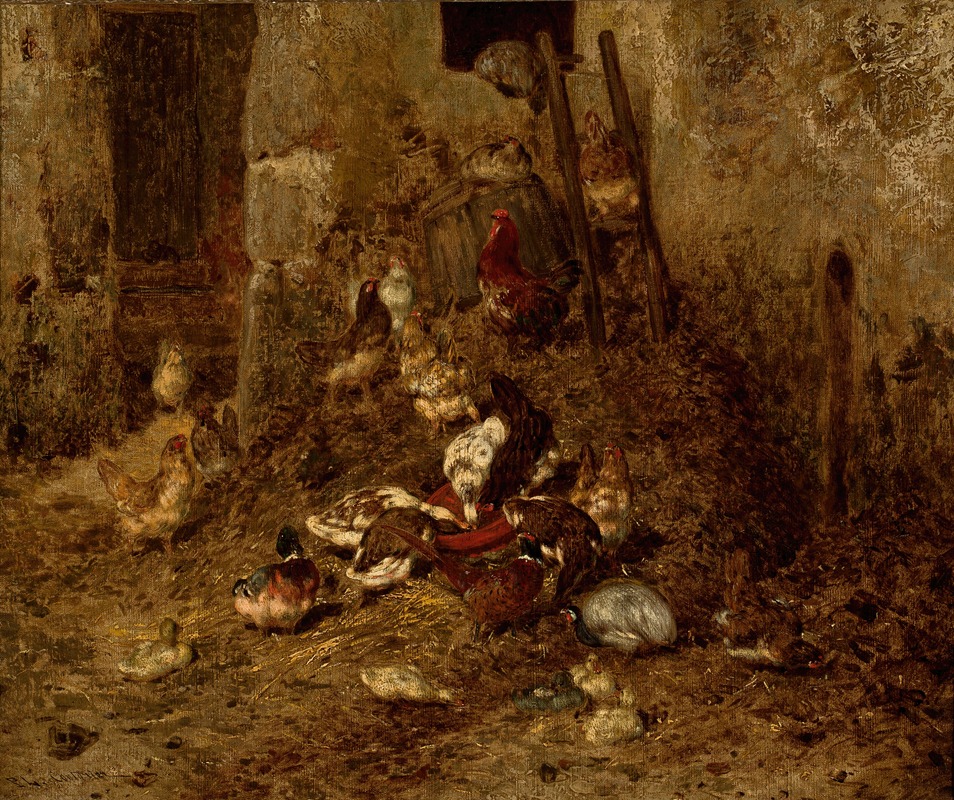 Philibert Leon Couturier - Domestic fowls