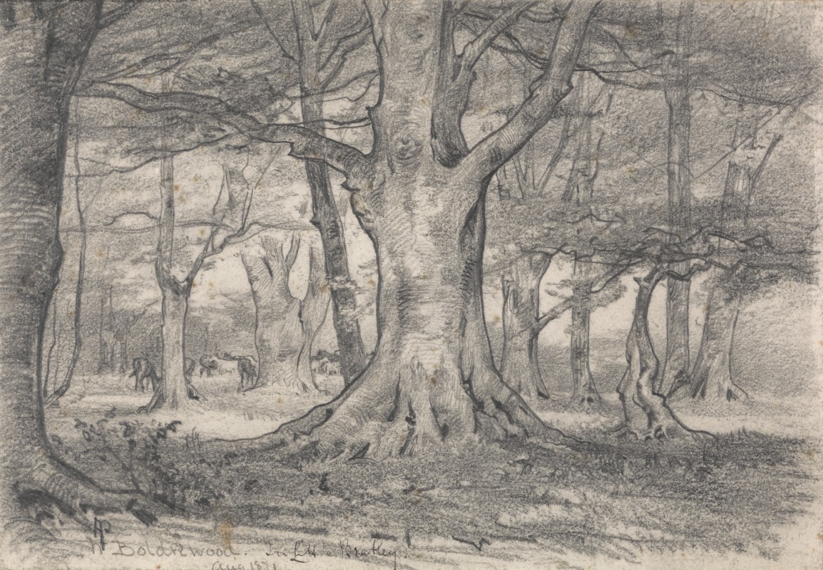 Alfred Parsons - A Forest Landscape near Boldrewood