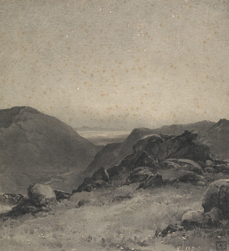 Alfred Parsons - Rocky Landscape