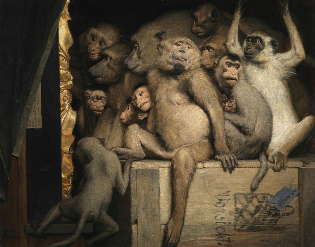 Gabriel von Max - Monkeys as Judges of Art