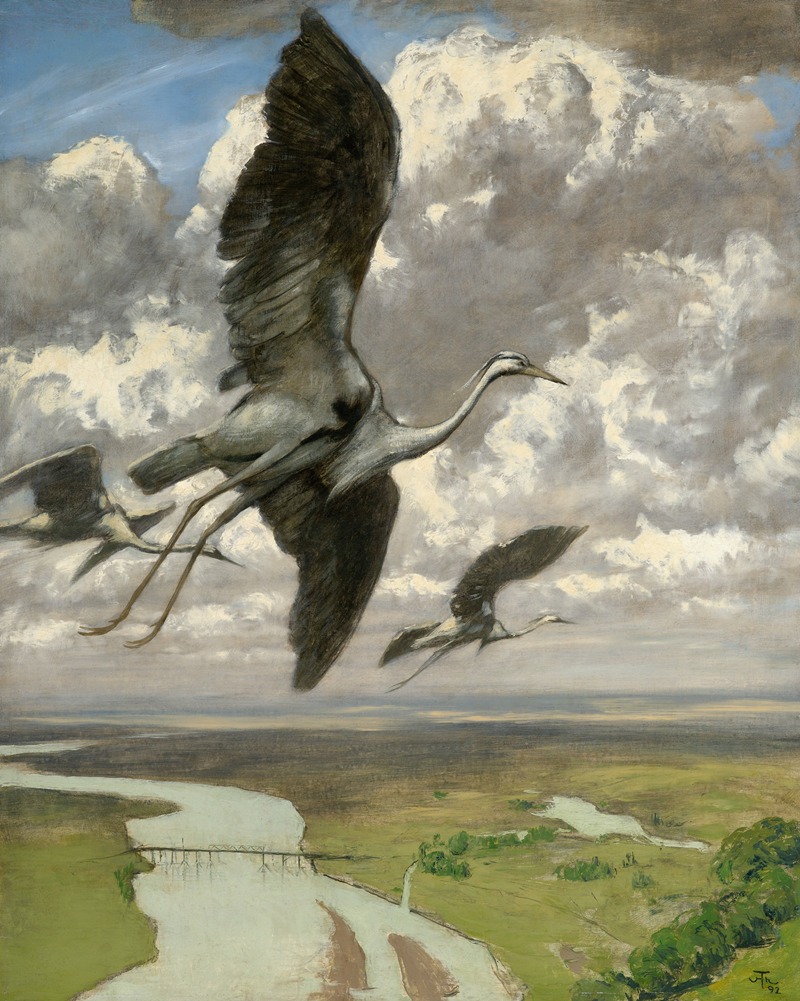 Hans Thoma - Wondrous birds