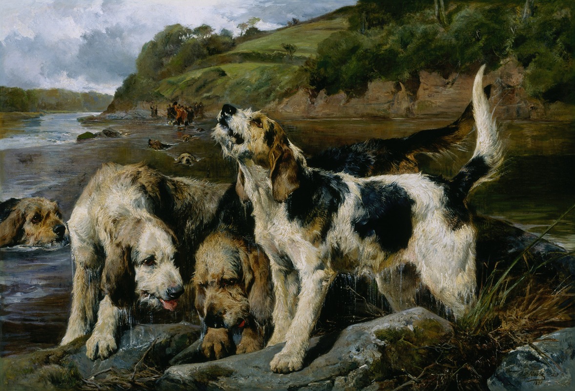 John Sargent Noble - Otter Hunting (‘On the Scent’)