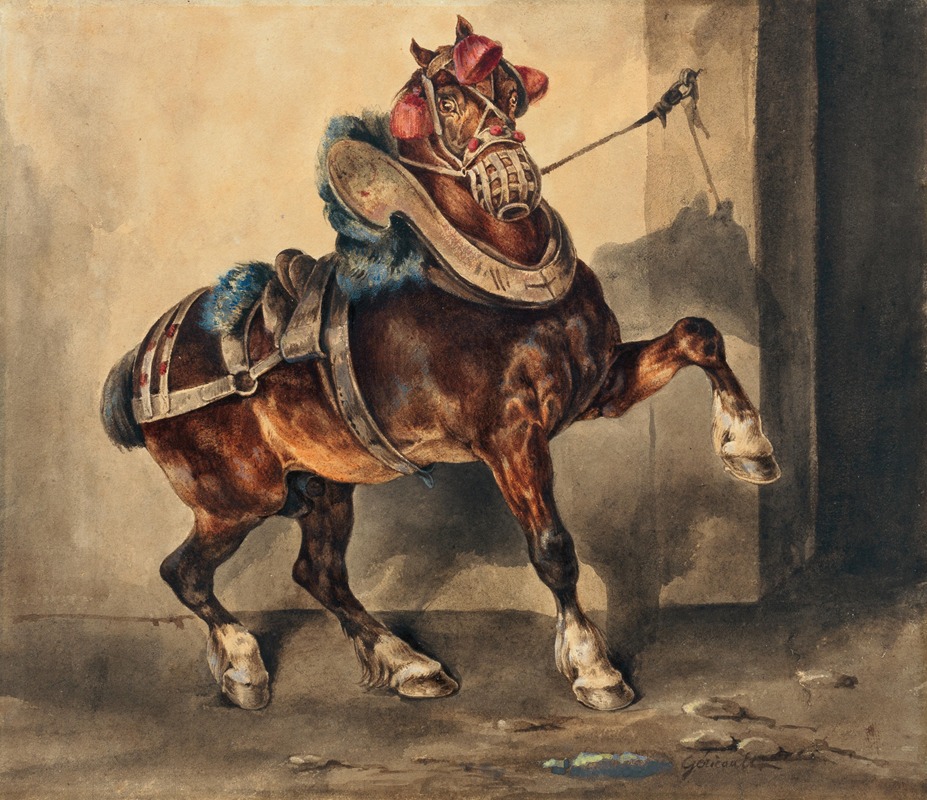 Théodore Géricault - Le cheval du platrier (The Plastermaker’s Horse)