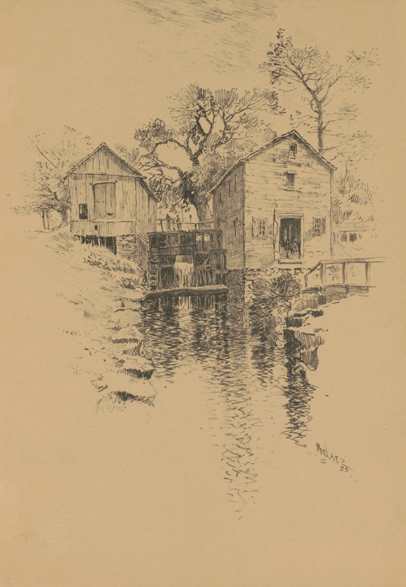 Charles Frederick William Mielatz - Old mill, Van Cortlandt Park