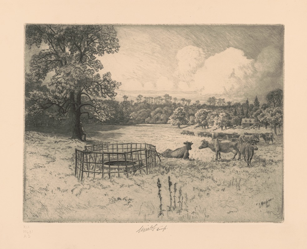 Charles Frederick William Mielatz - View of Rockwood, Tarrytown on the Hudson, residence of William Rockefeller, no. 5