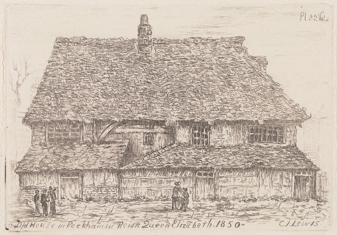 Charles J. Lewis - Old House in Peckham in Reigh Queen Elizabeth