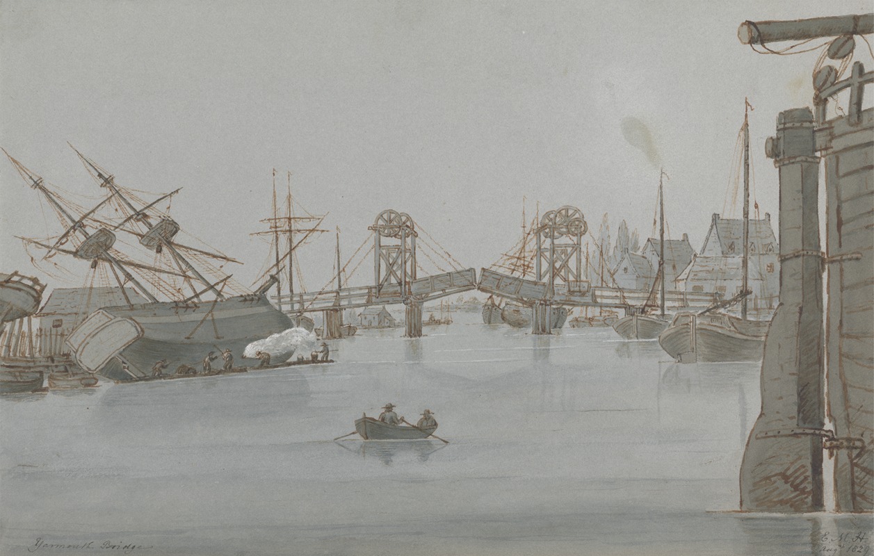 E. M. Henderson - Yarmouth Bridge, Aug. 1829