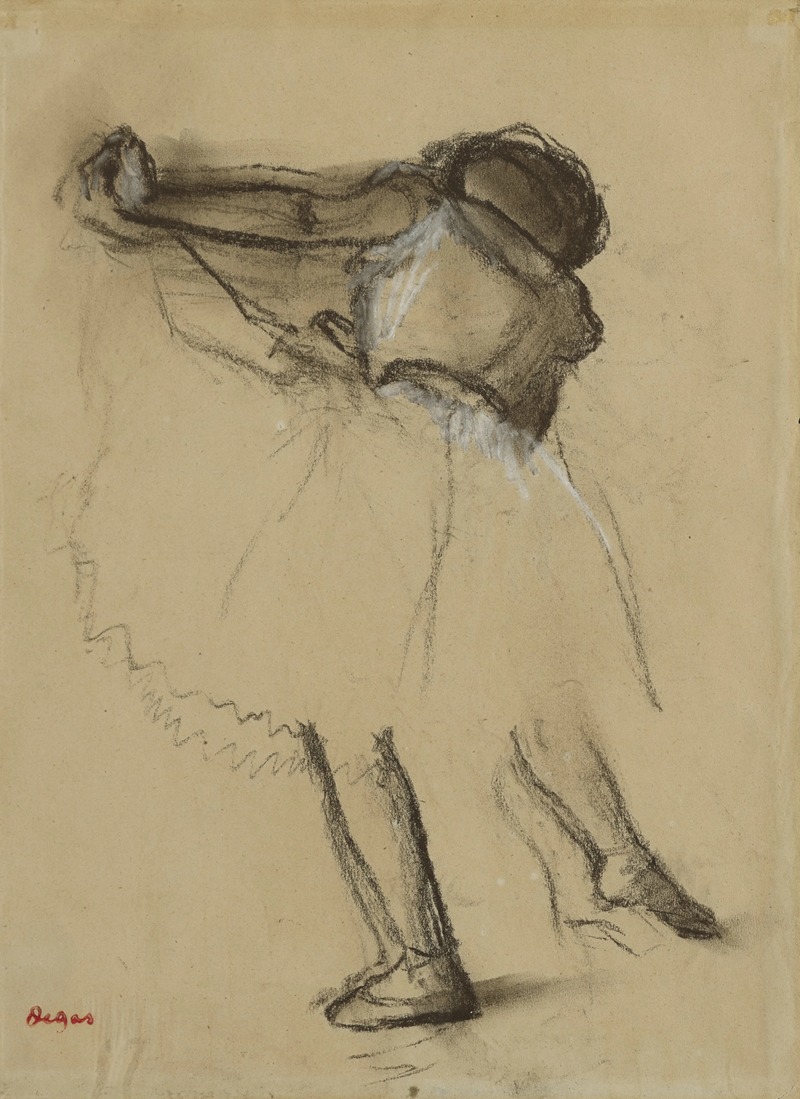 Edgar Degas - Danseuse vue de dos
