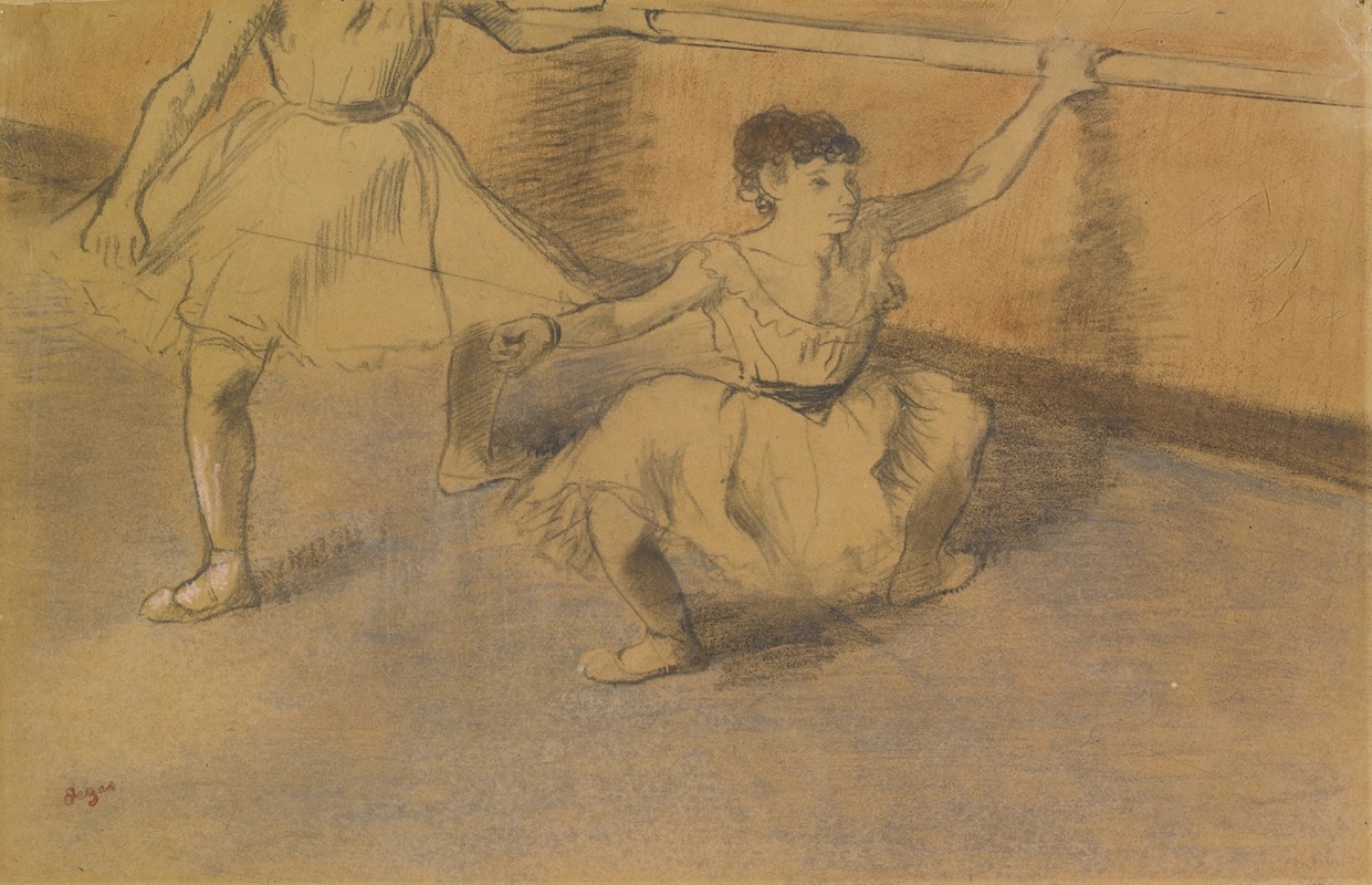 Edgar Degas - Danseuses à la barre