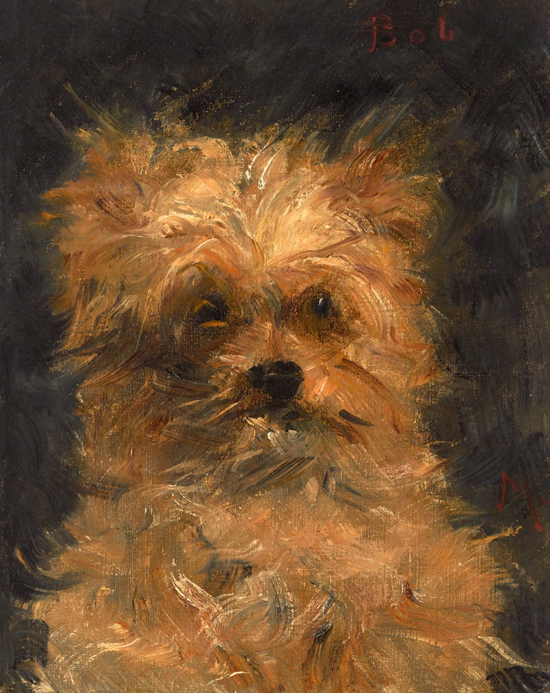 Édouard Manet - Tête du chien ‘Bob’