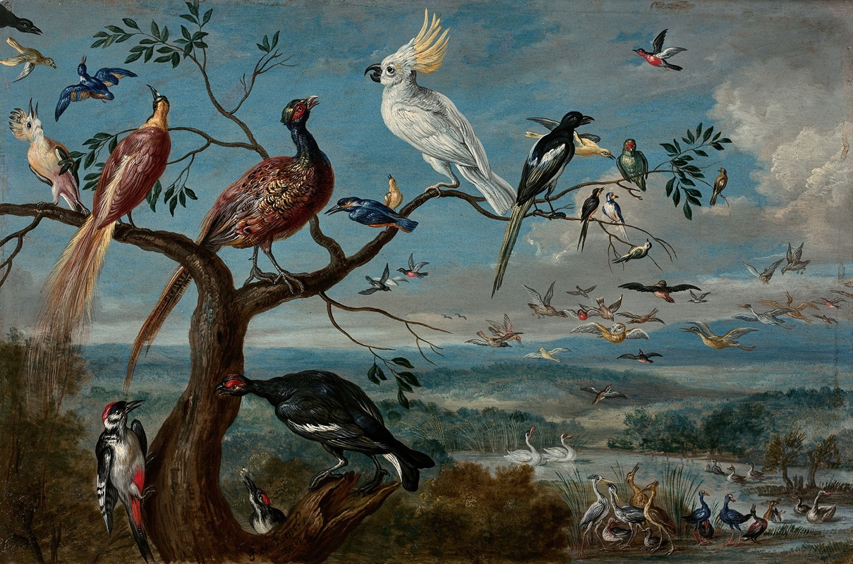 Jan Van Kessel The Elder - Le concert des oiseaux