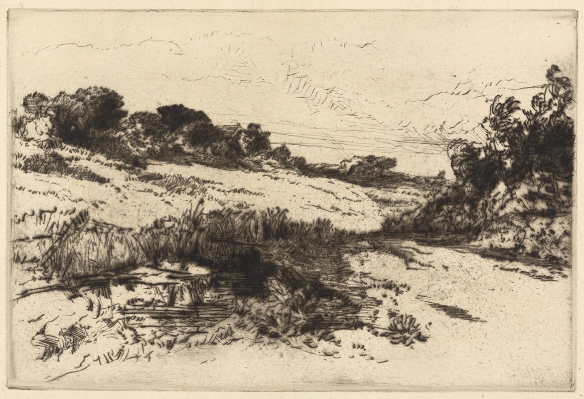 Francis Seymour Haden - Windmill Hill, no. 1