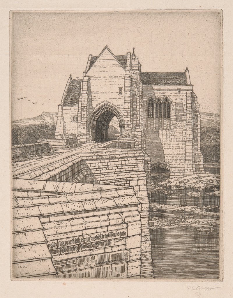 Frederick Landseer Maur Griggs - St. Botolph’s Bridge No. 1