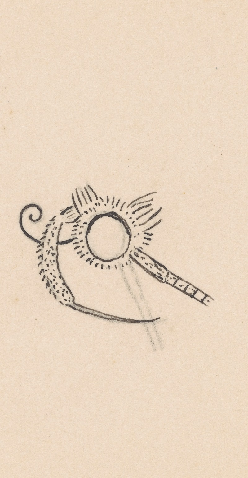 George Hudson - Entomology watercolour Pl.166