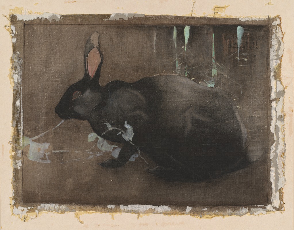 Joseph Crawhall - A Black Rabbit