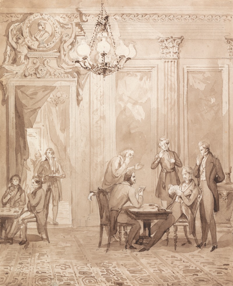 Henry Dawe - The Life of a Nobleman: Scene the Fifth – The Gambling House