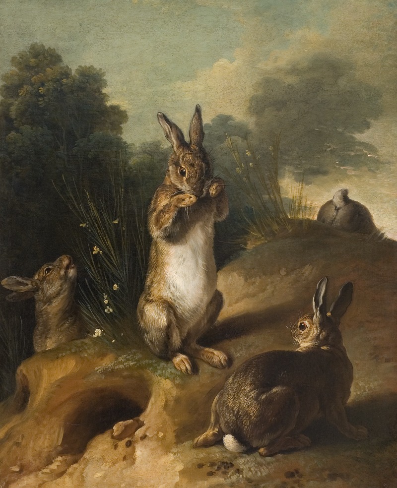 Alexandre François Desportes - Rabbits
