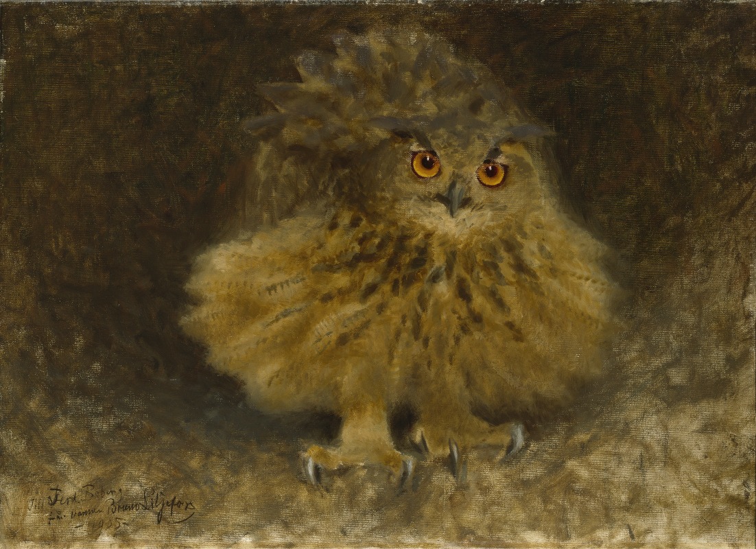 Bruno Liljefors - An Eagle Owl