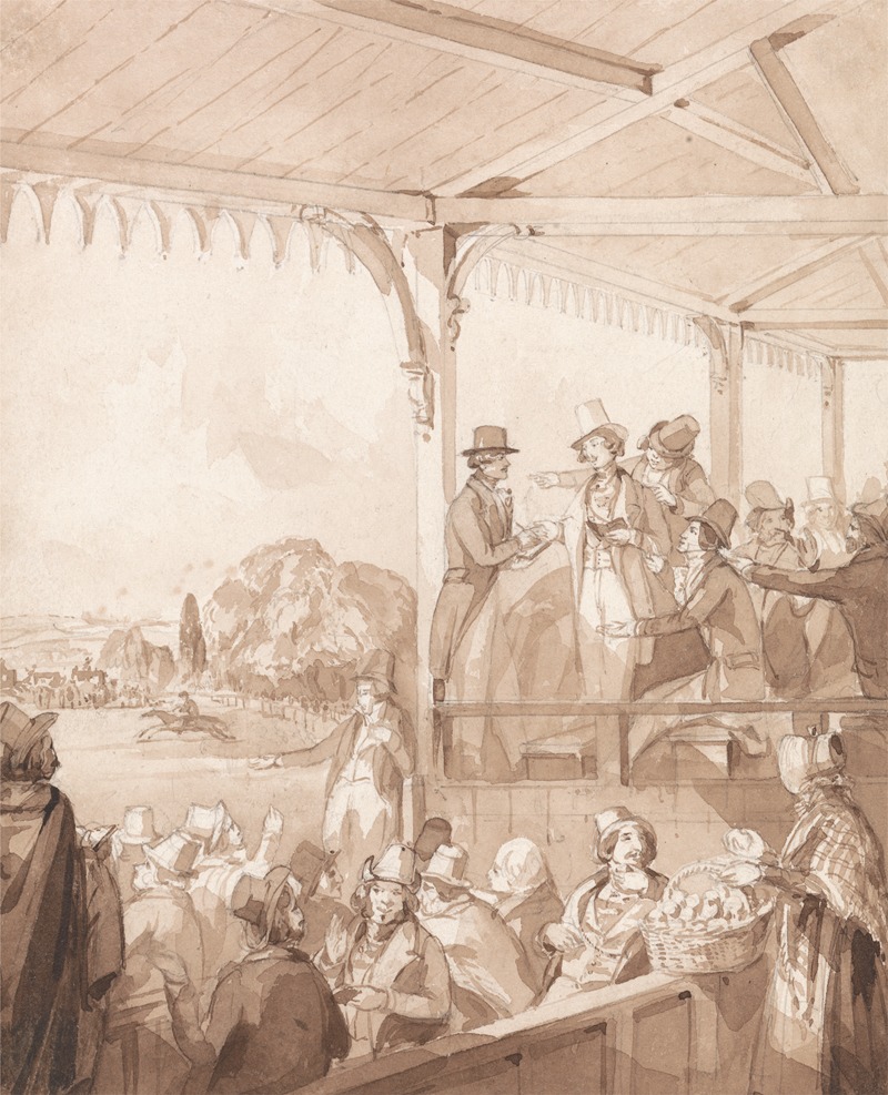 Henry Dawe - The Life of a Nobleman: Scene the Fourth – The Betting Booth