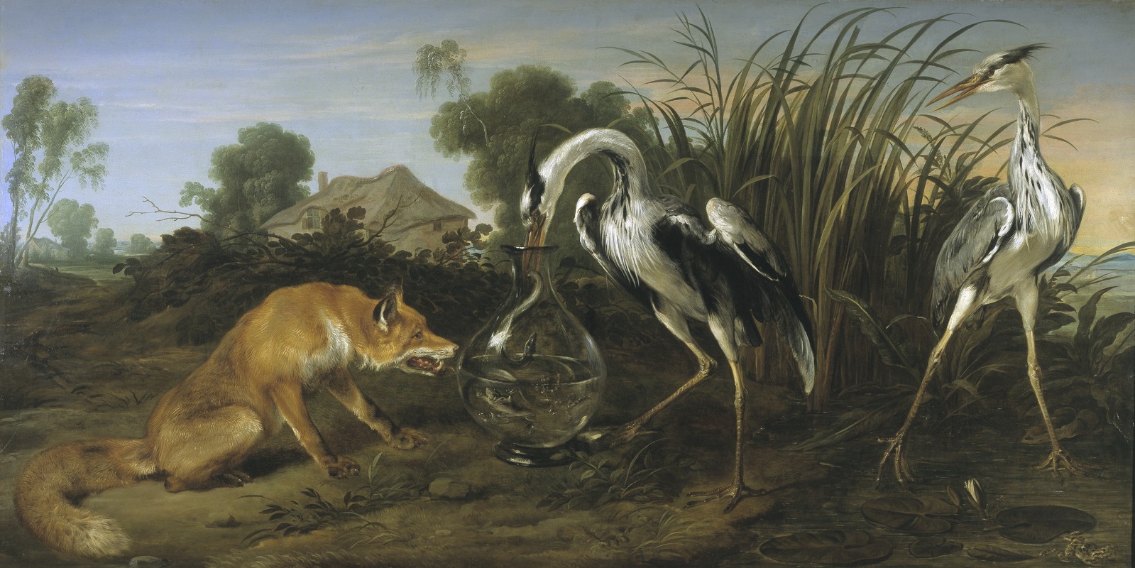 Frans Snyders - Fable of the Fox and the Heron