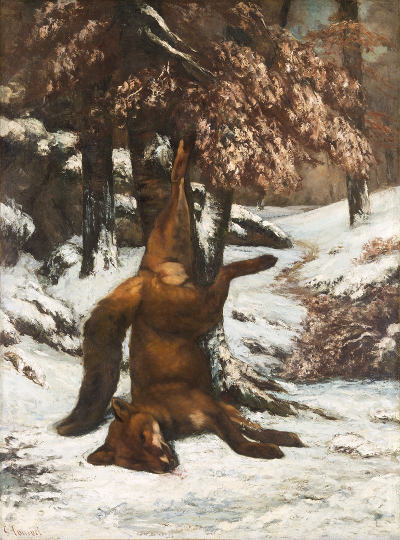 Gustave Courbet - The Dead Fox