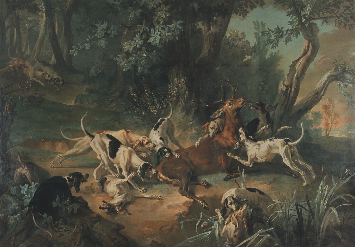 Jean-Baptiste Oudry - Stag Hunt