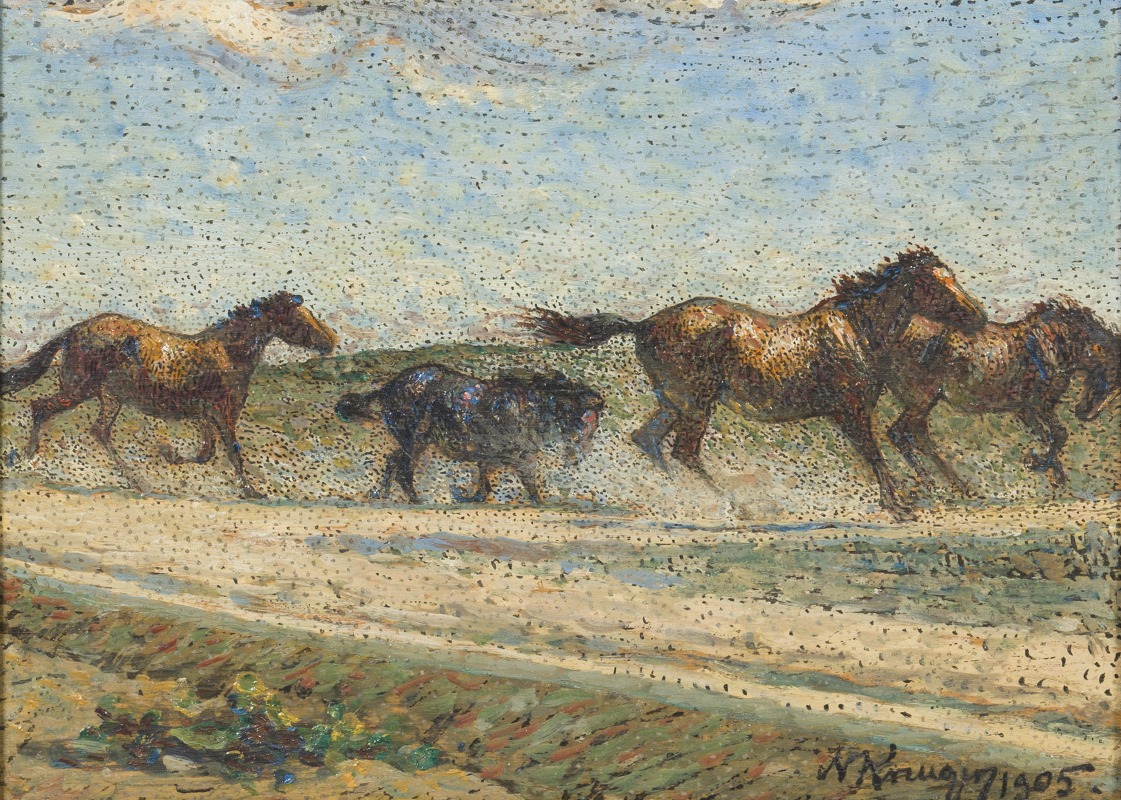Nils Kreuger - Horses at Large