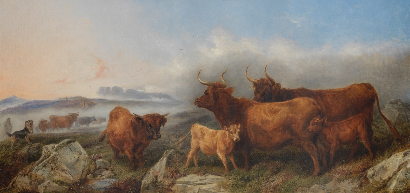 Richard Ansdell - Gathering the herd
