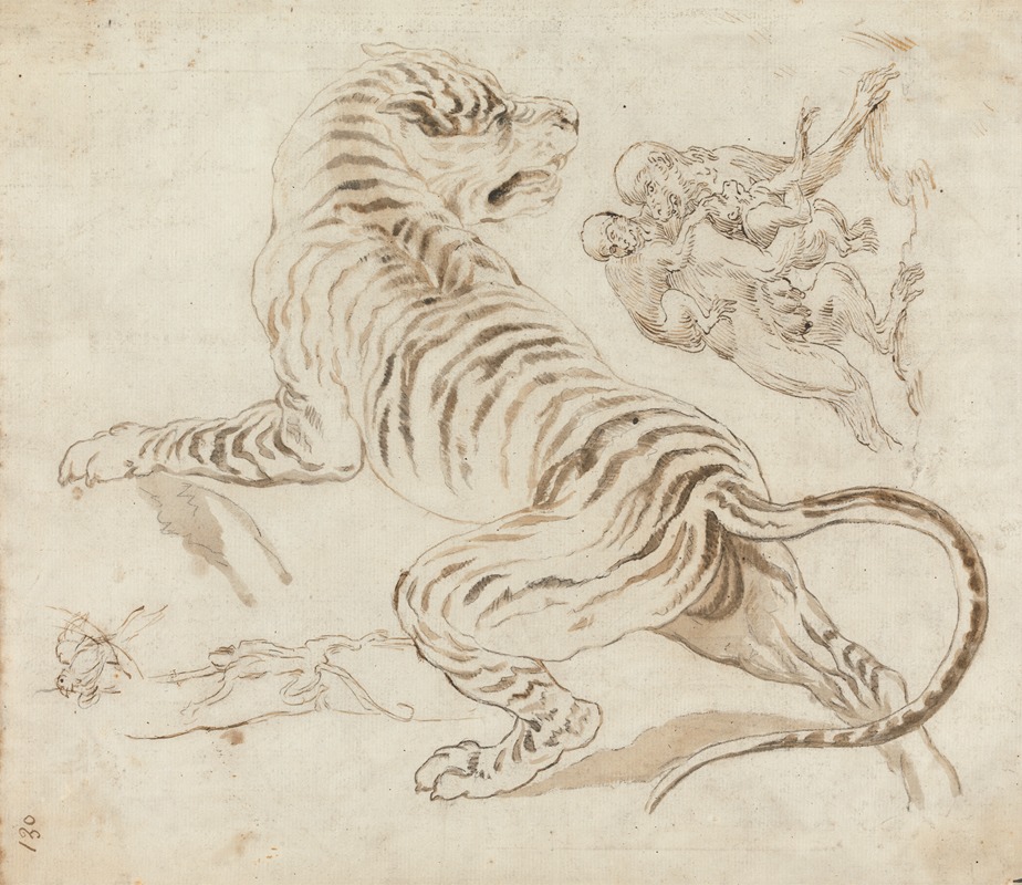 James Northcote - Study for a Tiger and Monkeys