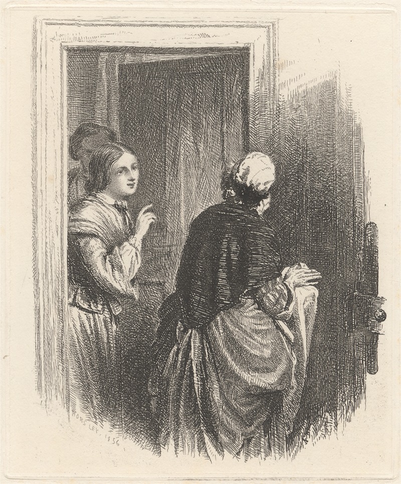 John Calcott Horsley - Women at a Door