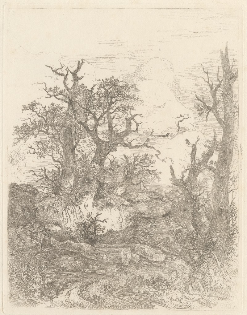 John Crome - Landscape with Oak Trees
