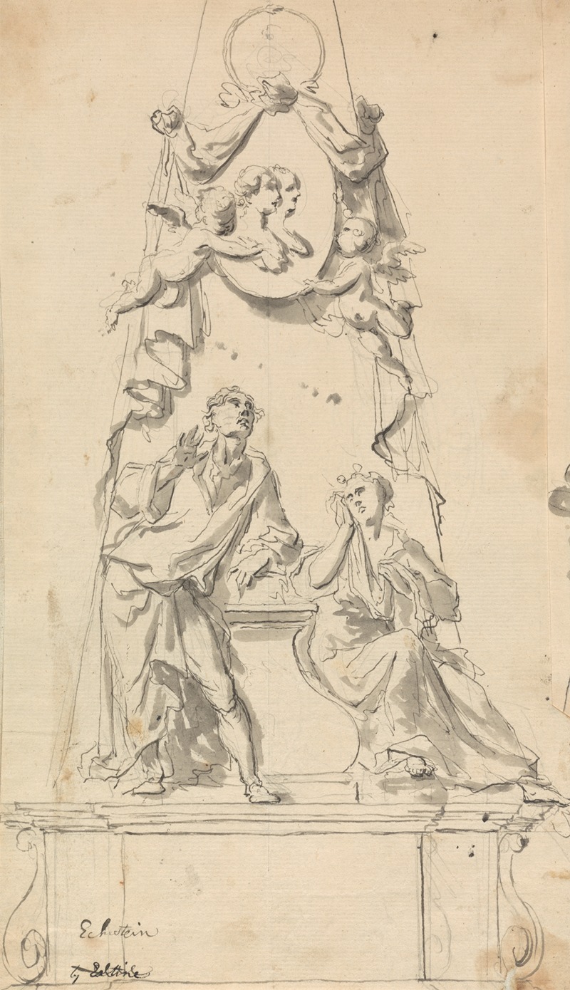 John Eckstein - Design for Funerary Monument