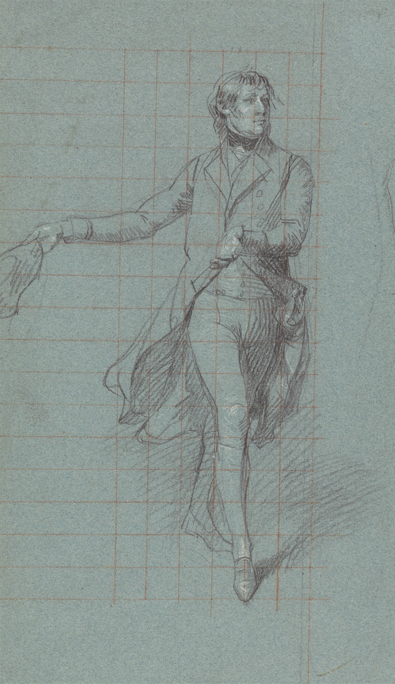 John Singleton Copley - Study for Captain William George Fairfax for the Painting ‘The Victory of Lord Duncan’