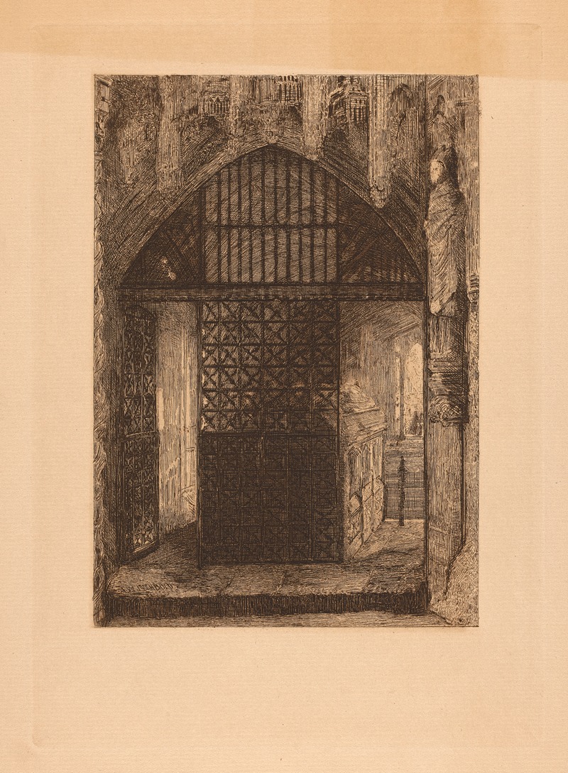 John William Inchbold - In Westminster Abbey