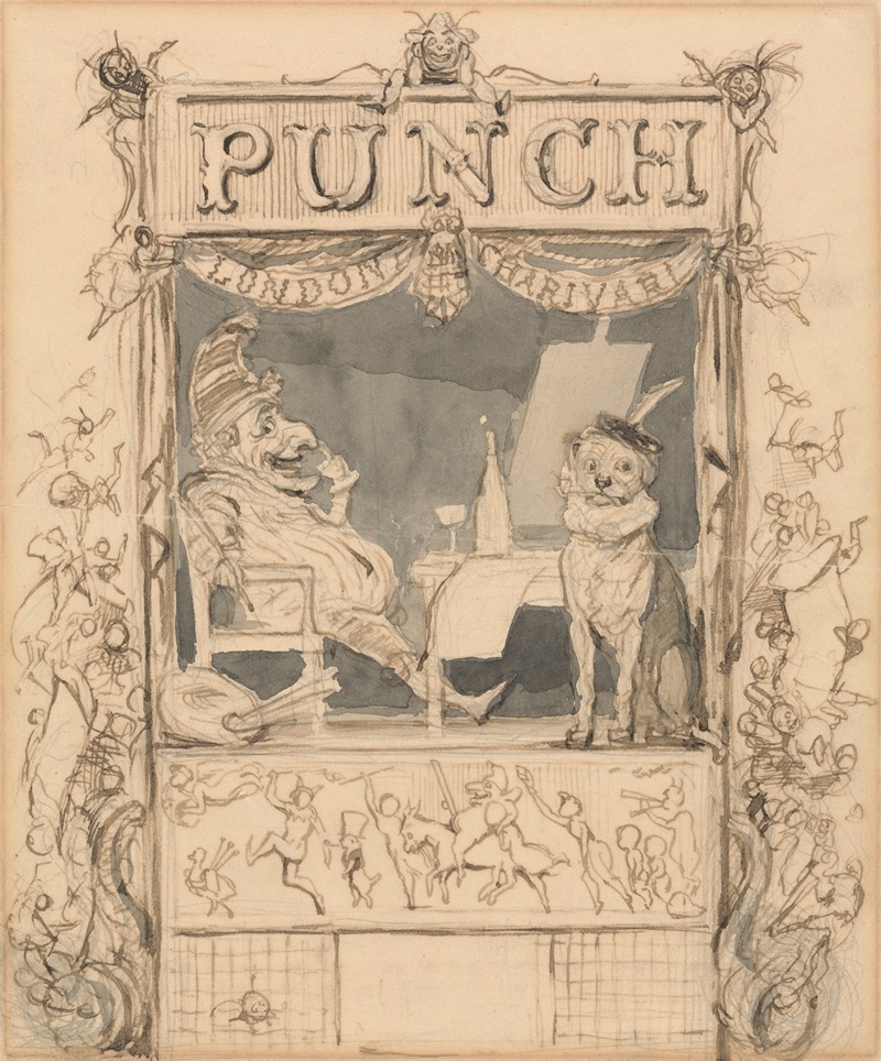 Richard Doyle - Design for the Title Page of Punch